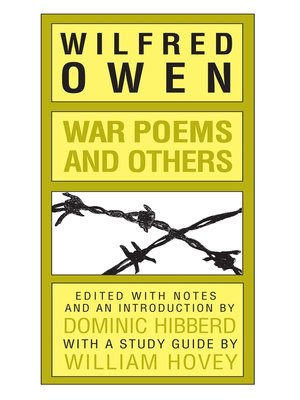 cover image of War Poems and Others